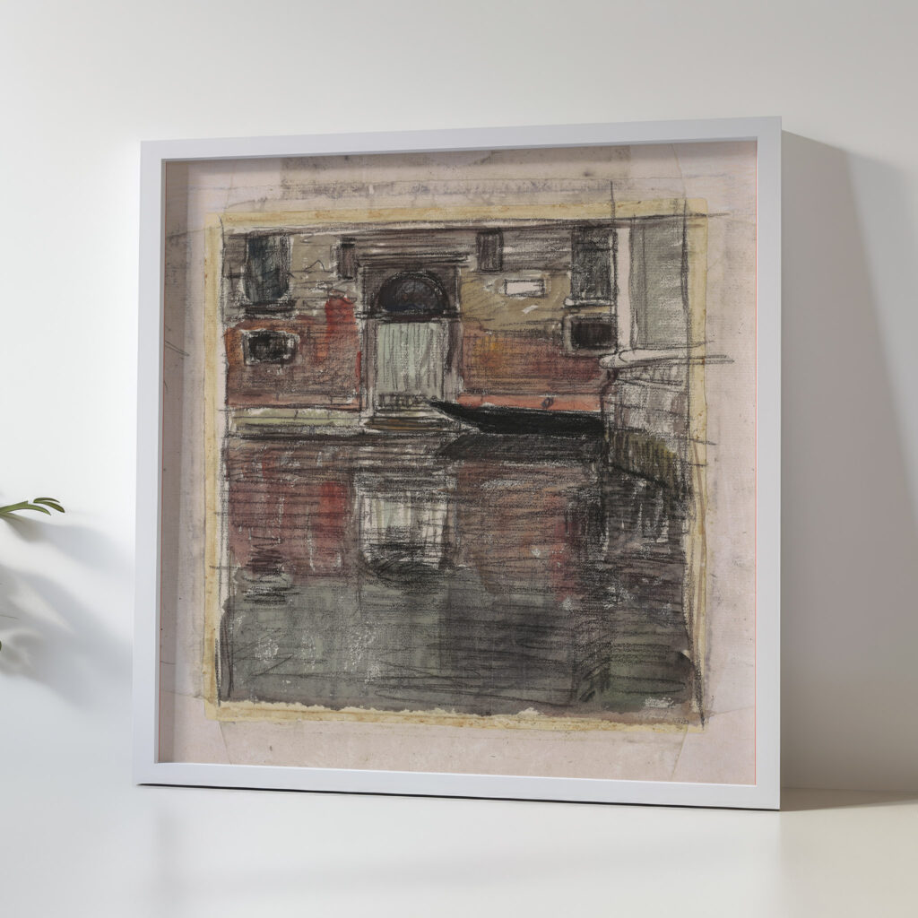 Reflections Venetian Canal c. 1900 1920 Eugene Vail 5 mockup