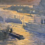 Reflective river 1921 Joseph Pennell 8 mockup