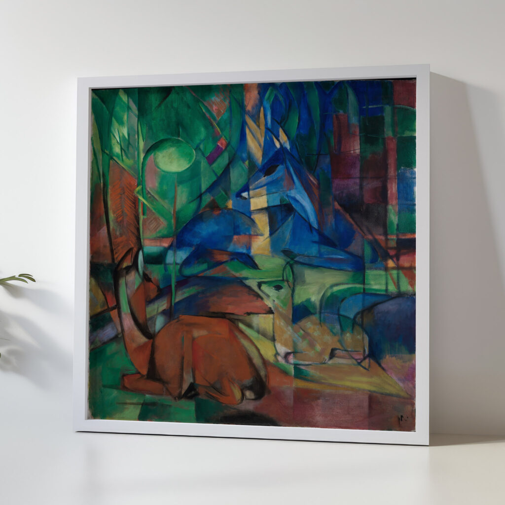 Rehe im Walde II 1914 Franz Marc 5 mockup