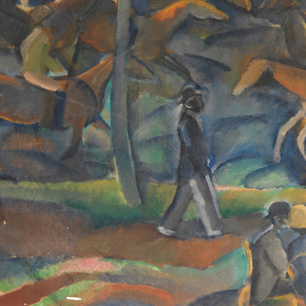 Reiter und Flaneure im Park 1900 Georges Kars 8 mockup