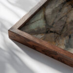 Rest 1912 Tadeusz Makowski close up dark wood mockup