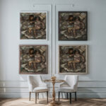 Rest 1912 Tadeusz Makowski framed posters mockup