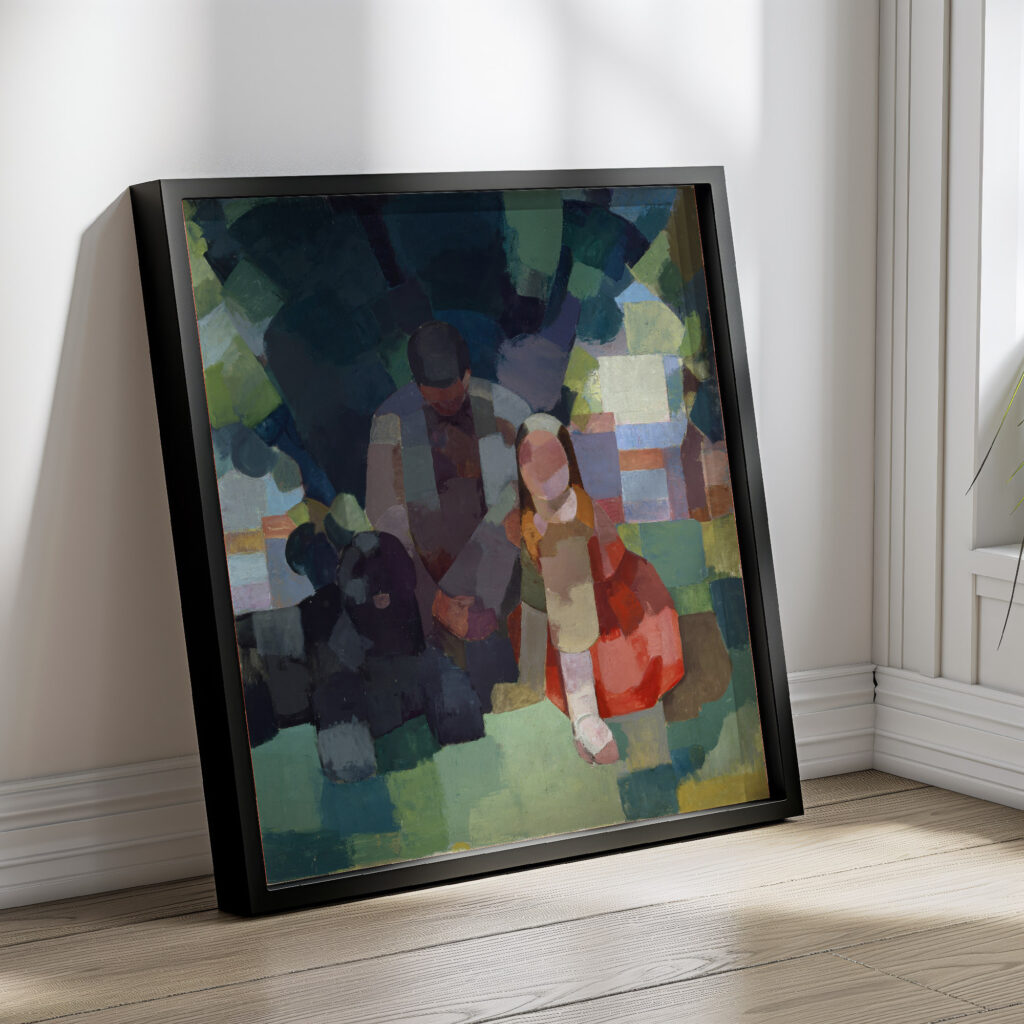 Rest Outdoors 1921 Albert Muller 4 mockup