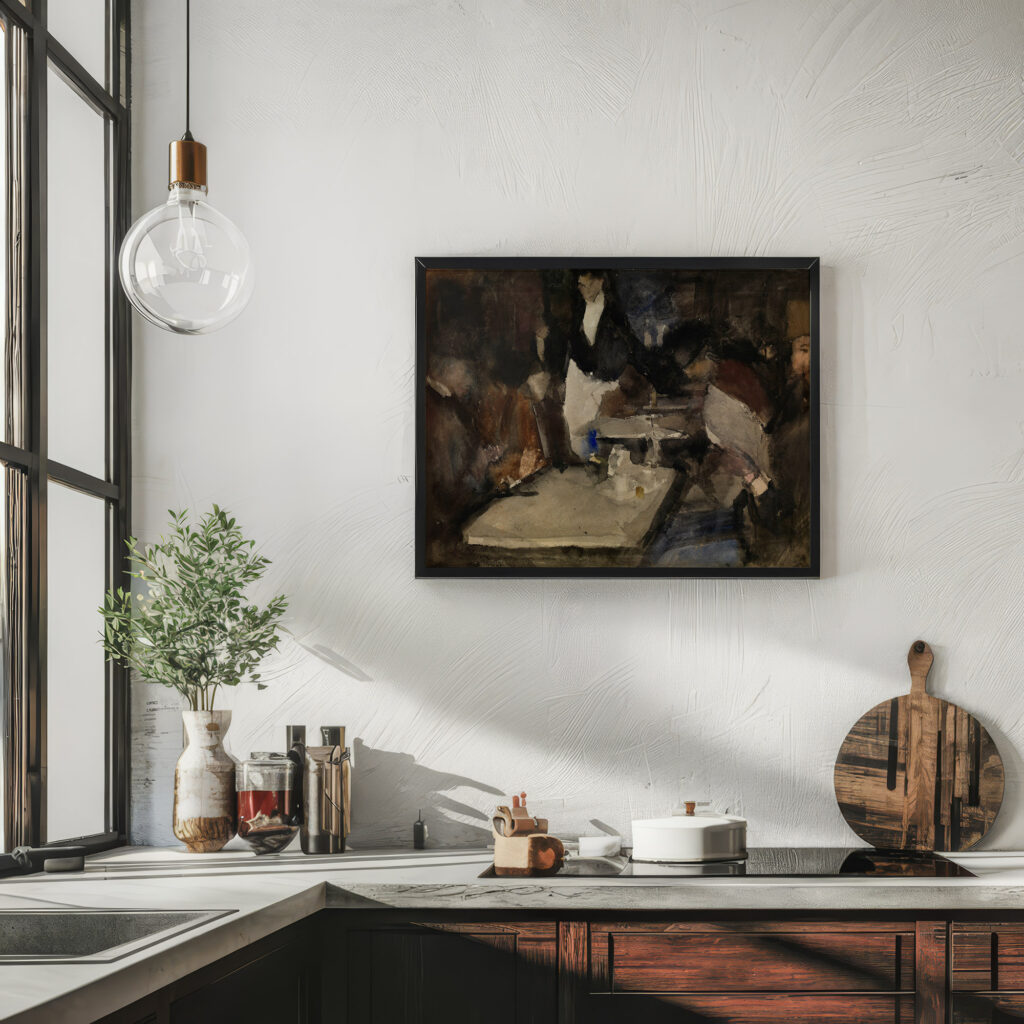 Restaurant ‘Mille Colonnes in Amsterdam Isaac Israels 6 mockup