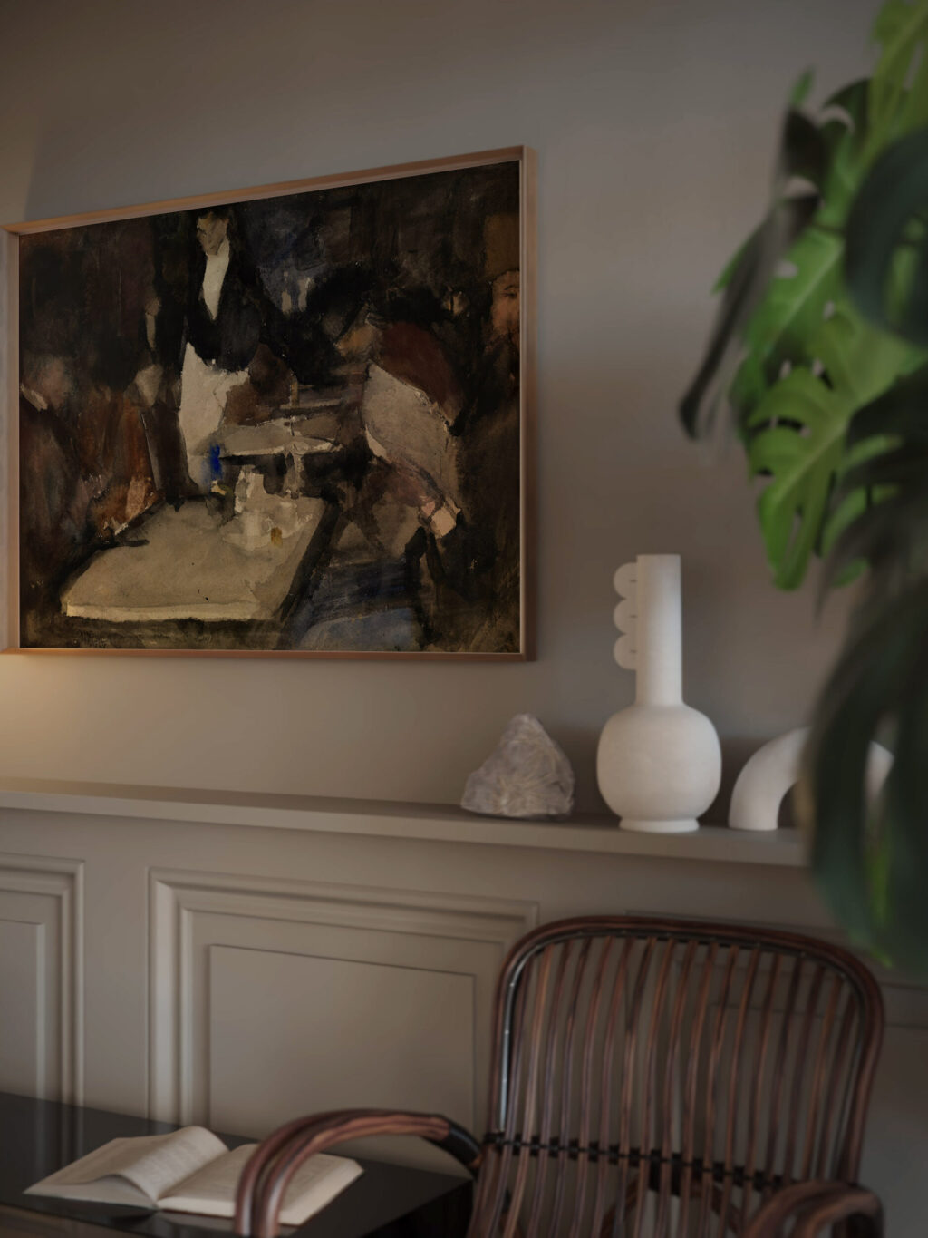 Restaurant ‘Mille Colonnes in Amsterdam Isaac Israels video mockup