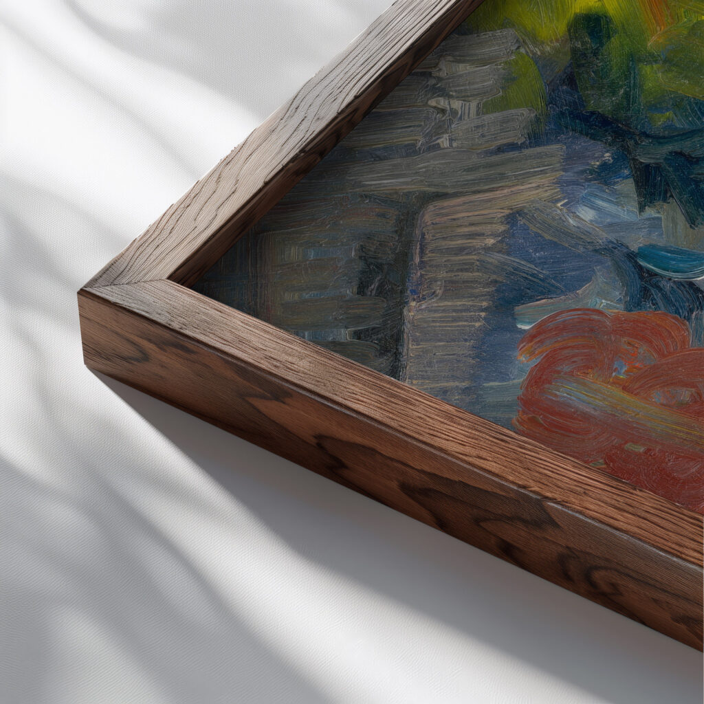 Resting Huntsman 1930 1940 Arnold Peter Weisz Kubincan close up dark wood mockup