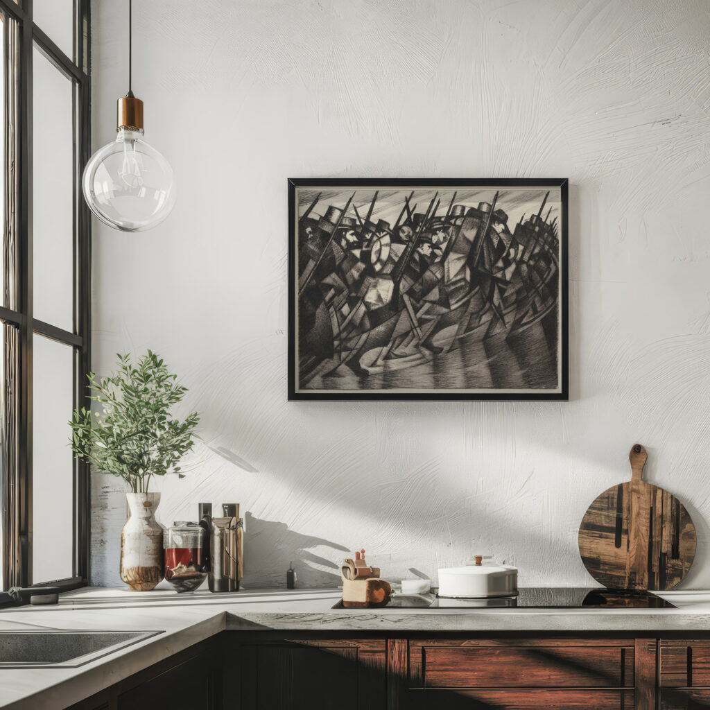 Returning to the Trenches 1916 Christopher R. W. Nevinson 6 mockup