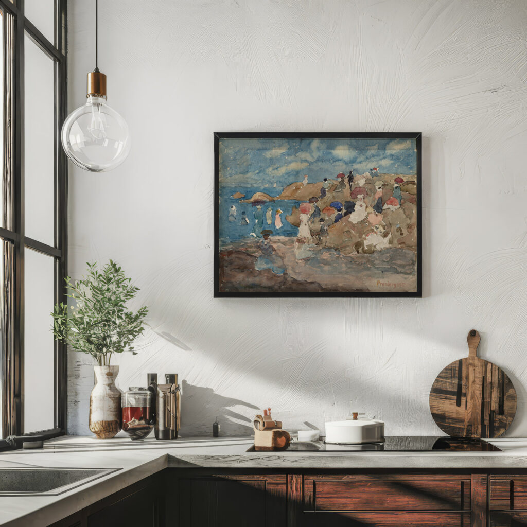 Revere Beach c. 1896 Maurice Prendergast 6 mockup