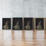 Revue – Diva 1944 Karl Wiener framed posters mockup