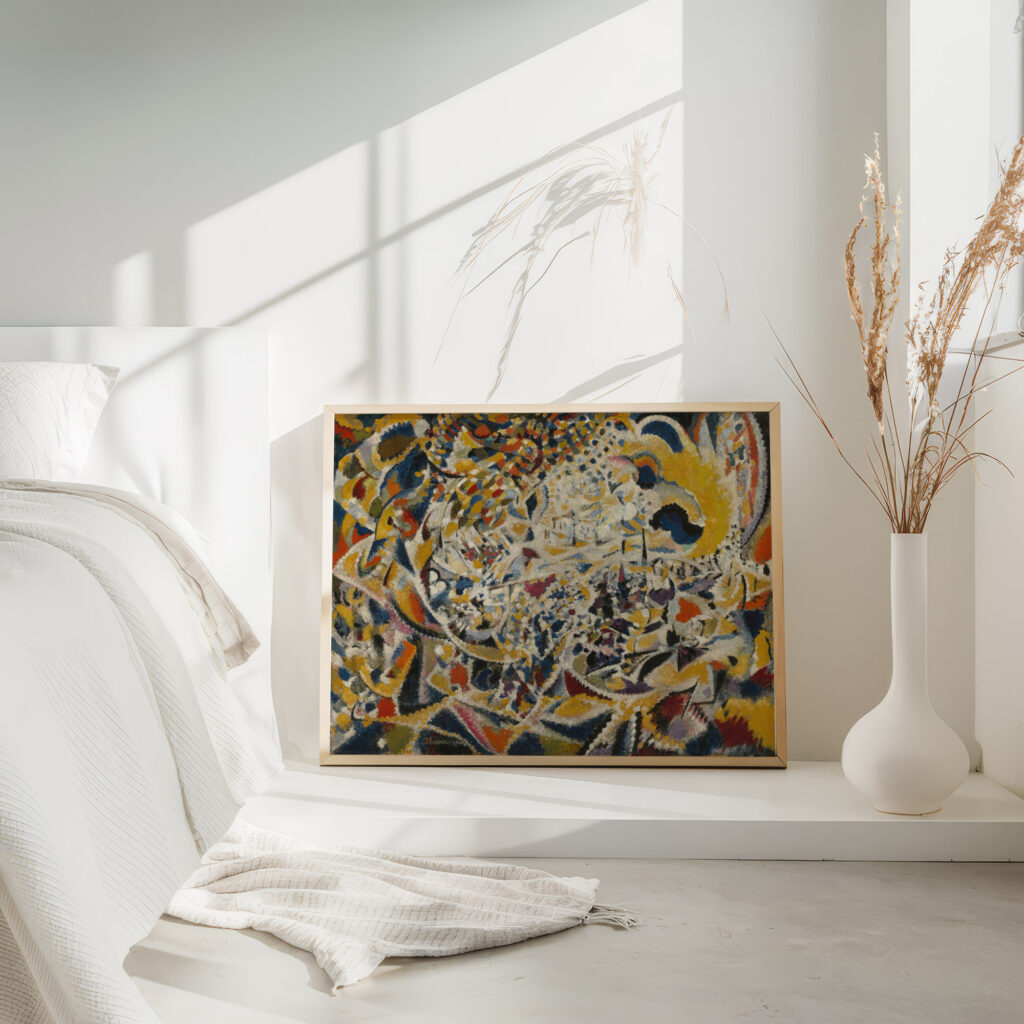 Rhythm of Light Waves Street Sun Crowd 1915 1916 Jules Schmalzigaug 4 mockup