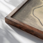 Rhythmic Lines Dance Abstraction 1918 Abraham Walkowitz 1 close up dark wood mockup