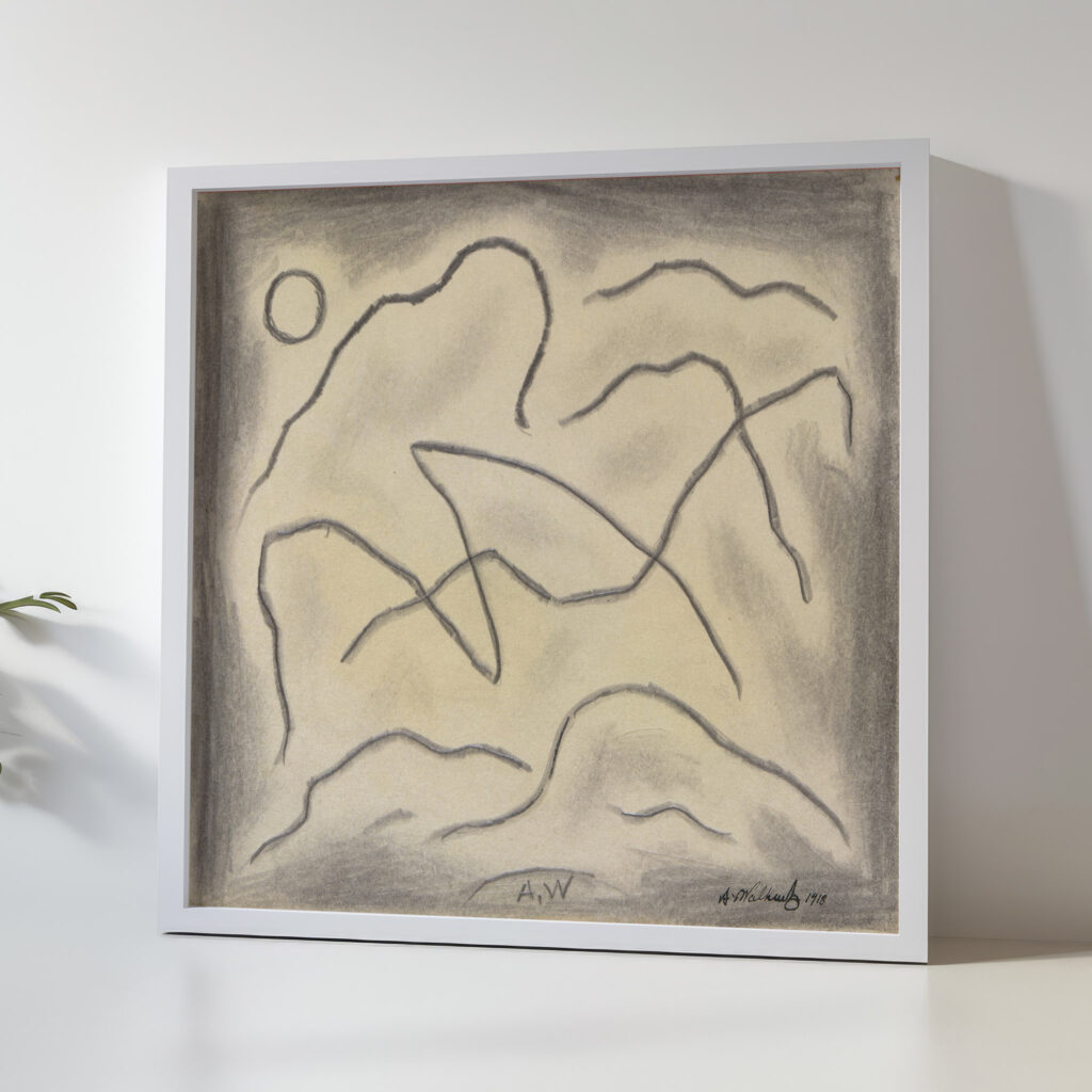 Rhythmic Lines Dance Abstraction 1918 Abraham Walkowitz 5 mockup