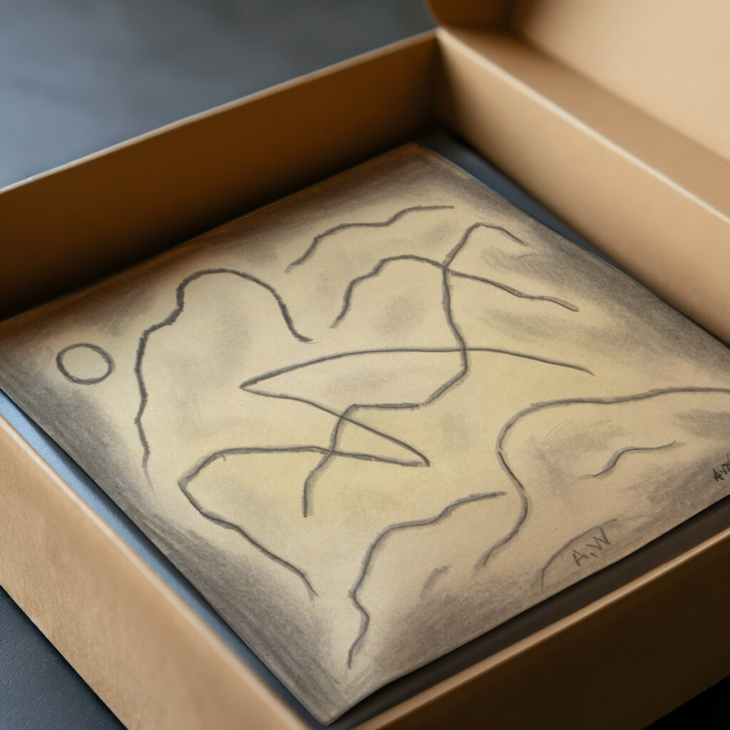 Rhythmic Lines Dance Abstraction 1918 Abraham Walkowitz video mockup