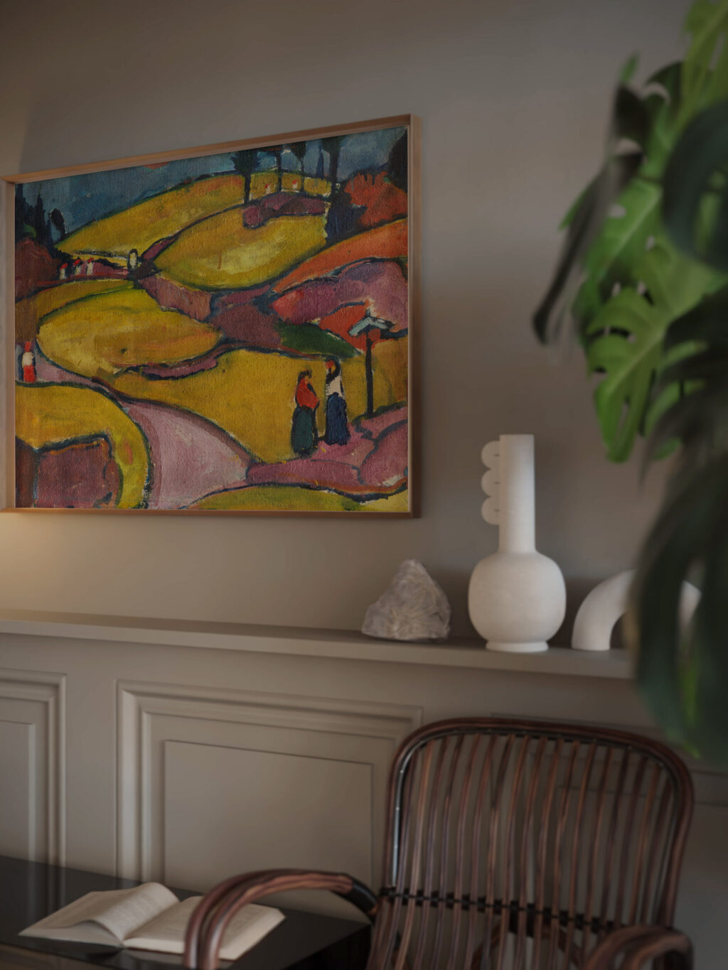 Rhythmische Landschaft Eifel 1912 Hermann Stenner video mockup