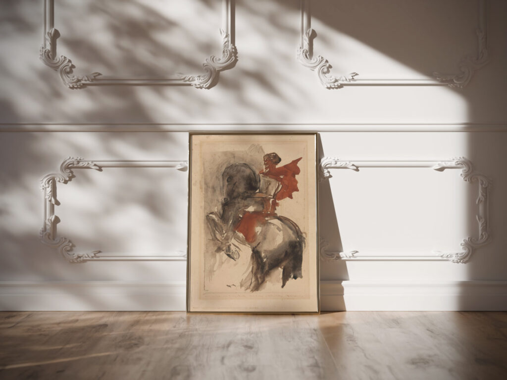 Ridder te paard 1878 1943 Willem van Konijnenburg video mockup