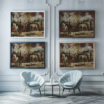 Riders 1944 Cyprian Majernik framed posters mockup