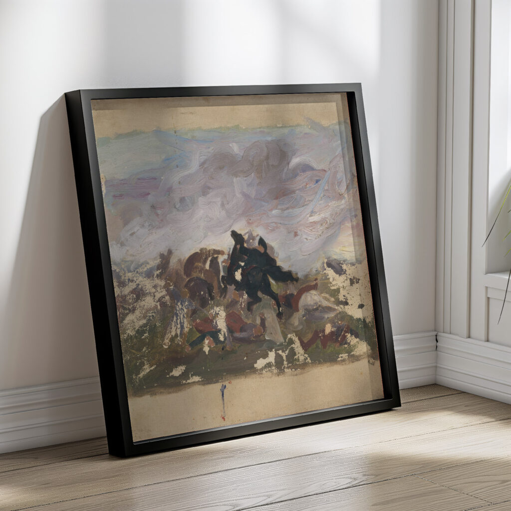Riders on horseback 1900 Jozef Hanula 4 mockup