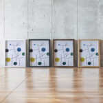 Rising Falling Clinging Flying 1934 Sophie Taeuber Arp framed posters mockup