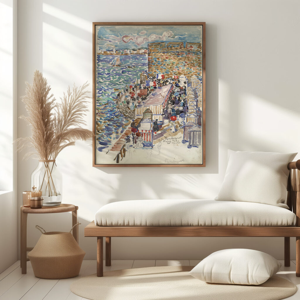 Rising Tide St. Malo 1907–9 Maurice Prendergast 5 mockup
