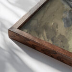 Ritterrustung Und Schwert Suit Of Armour And Sword 1918 Lovis Corinth close up dark wood mockup