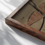 Riviere dArgent au Huelgoat 1895 Paul Serusier close up dark wood mockup