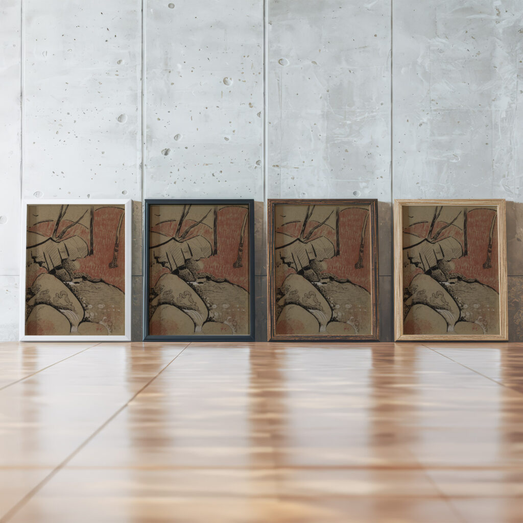 Riviere dArgent au Huelgoat 1895 Paul Serusier framed posters mockup