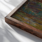 Road in the Forest 1937 Sasza Blonder close up dark wood mockup