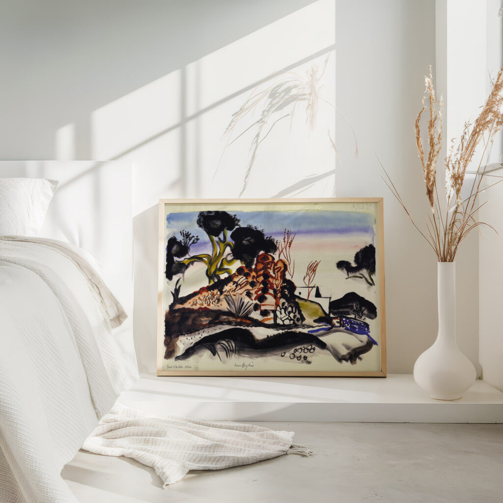 Road to the hills Ibiza 1933 Frances Hodgkins 4 mockup