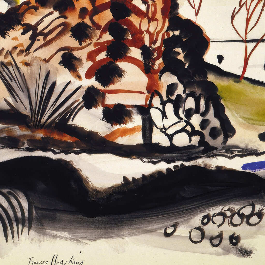 Road to the hills Ibiza 1933 Frances Hodgkins 8 mockup