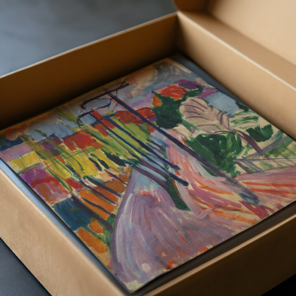 Road with Trees near the Freidorf 1927 Hermann Scherer video mockup