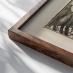 Robert Schumann Lieder Buch August Babberger close up dark wood mockup