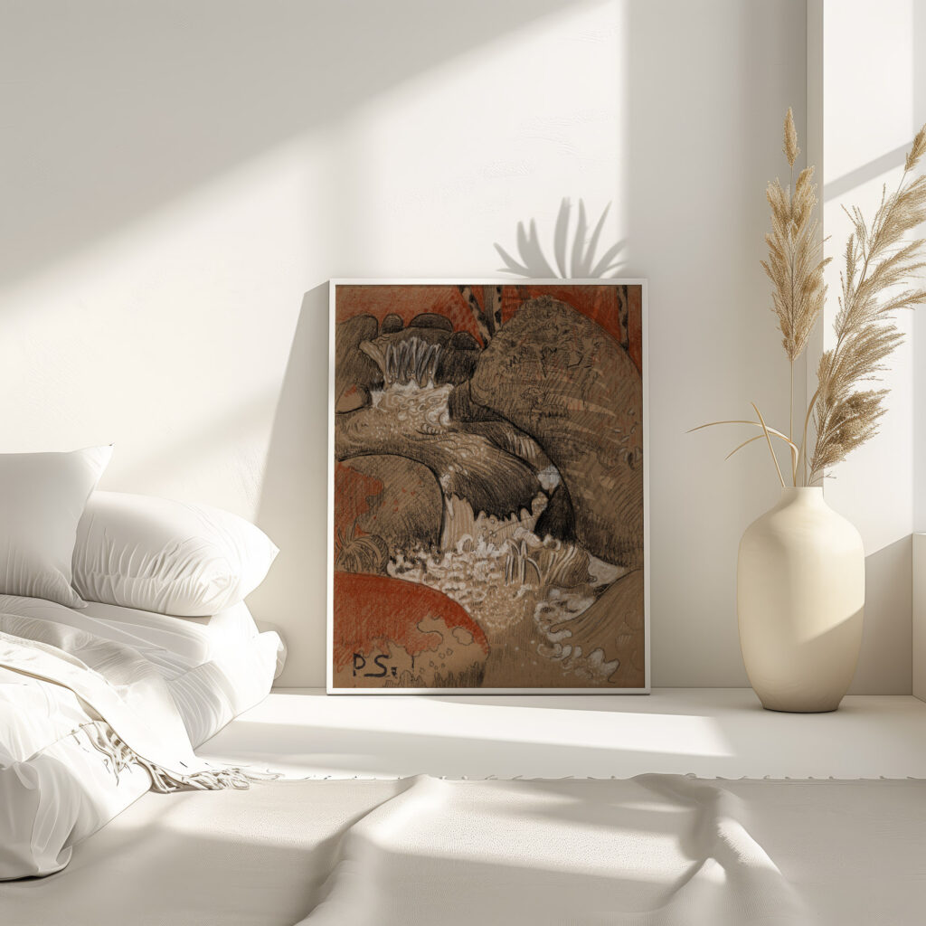 Rochers dHuelgoat 1892 Paul Serusier 4 mockup