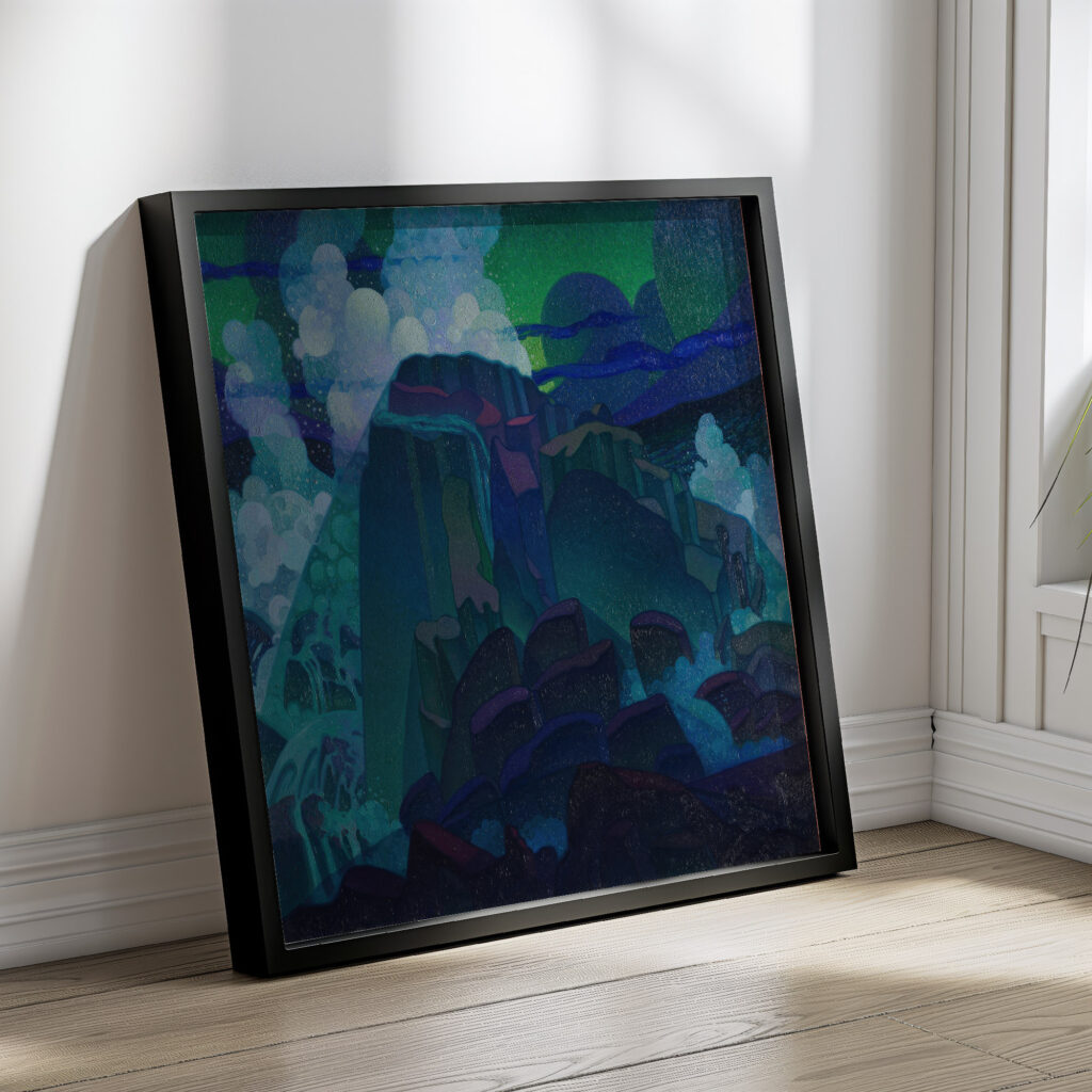 Rock at Sea 1920 1922 Raymond Jonson 4 mockup