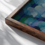 Rock at Sea 1920 1922 Raymond Jonson close up dark wood mockup