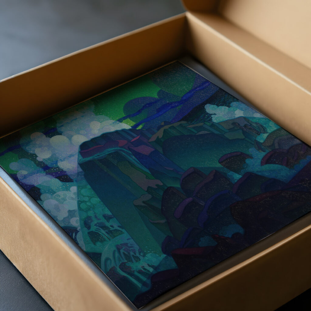 Rock at Sea 1920 1922 Raymond Jonson video mockup