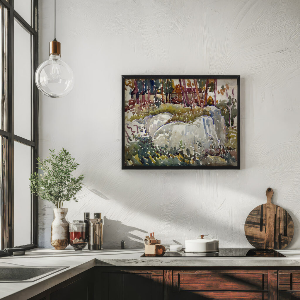 Rocks Maine ca. 1913 1915 Maurice Prendergast 6 mockup