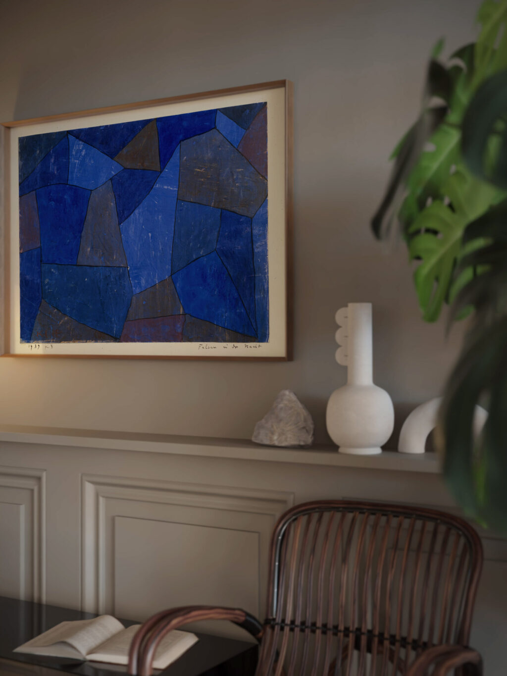 Rocks at Night 1939 Paul Klee video mockup