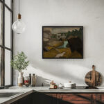 Rocky landscape with water 1911 Tadeusz Makowski 6 mockup