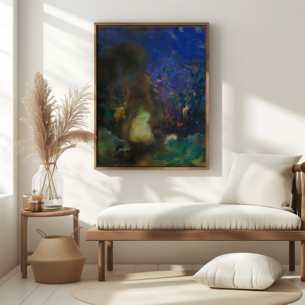 Roger and Angelica 1910 Odilon Redon 5 mockup