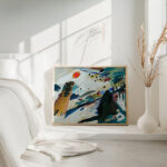 Romantic landscape 1911 Wassily Kandinsky 4 mockup