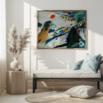 Romantic landscape 1911 Wassily Kandinsky 5 mockup