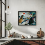 Romantic landscape 1911 Wassily Kandinsky 6 mockup