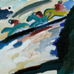 Romantic landscape 1911 Wassily Kandinsky 8 mockup