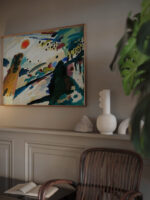 Romantic landscape 1911 Wassily Kandinsky video mockup