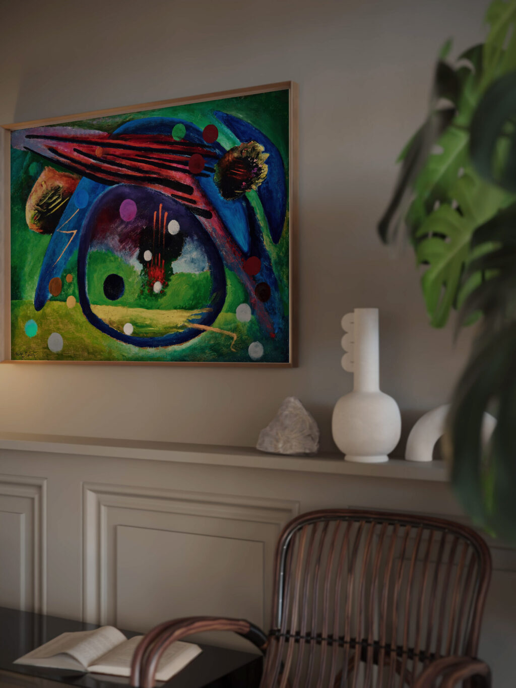 Rondo 1923 Rudolf Bauer video mockup