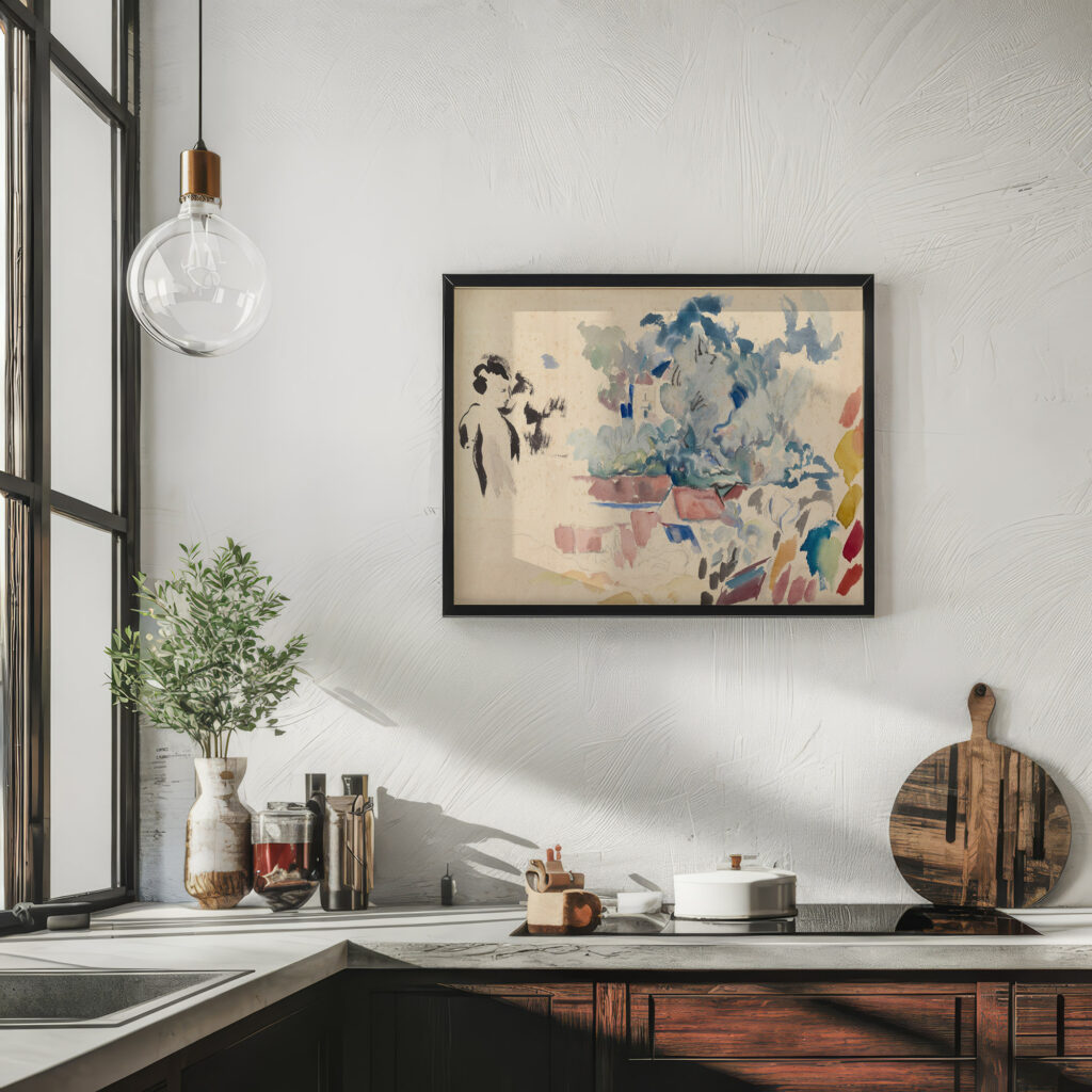 Roofs Trees and a Woman Rik Wouters 6 mockup