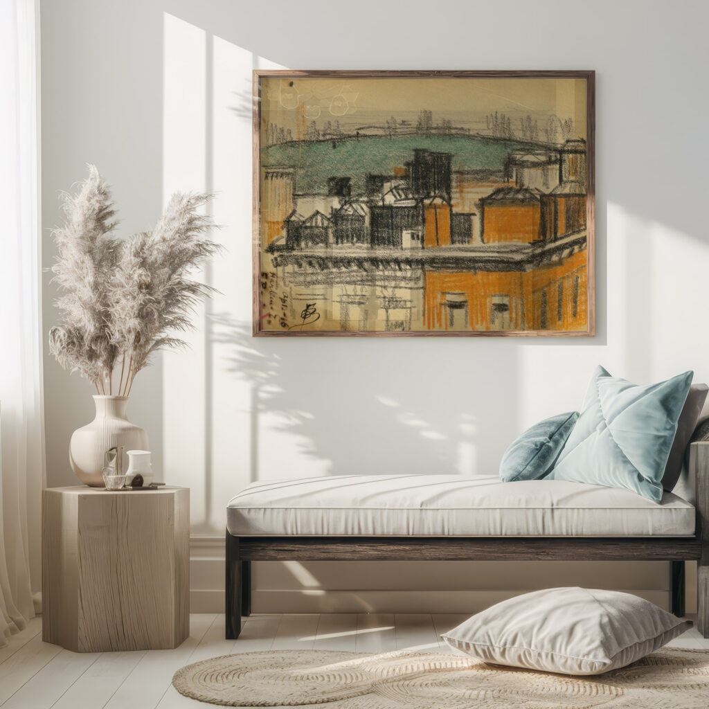 Rooftops Harlem 1916 Oscar Bluemner 5 mockup