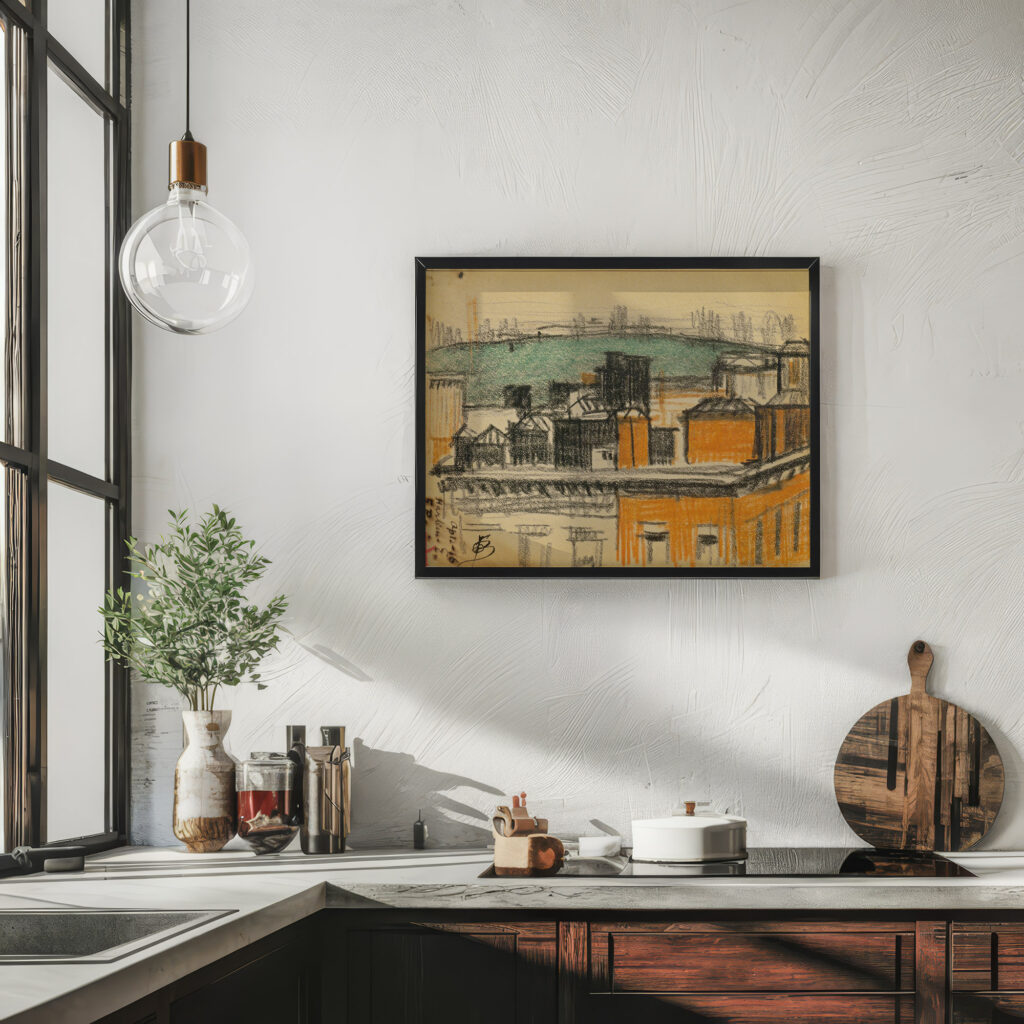 Rooftops Harlem 1916 Oscar Bluemner 6 mockup