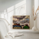 Rooftops and Clouds Paris 1910 1912 Henry Lyman Sayen 4 mockup