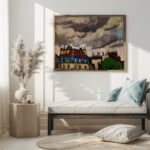 Rooftops and Clouds Paris 1910 1912 Henry Lyman Sayen 5 mockup